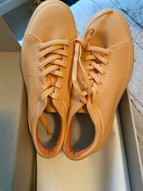 Rothy's Creamsicle Knit Slip-On Sneakers